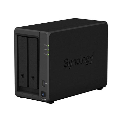 Synology-serveur réseau Cloud, 2 baies, DS720 + NAS, 2 go de RAM, SATA3, 3 ans de garantie ► Photo 1/4