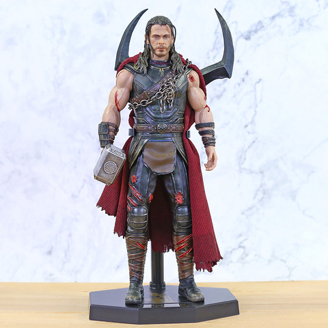 Figurines de Super héros Thor, jouets fou, Statue à l'échelle 1/6, en PVC, modèle Brinquedos ► Photo 1/6