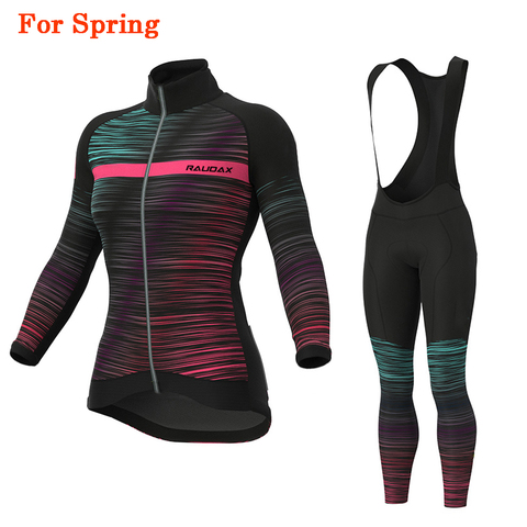 Maillot de cyclisme 2022 Pro Team raudax vélo de route printemps vêtements de cyclisme vtt cyclisme bavoir pantalon femmes Ropa Ciclismo Triathlon ► Photo 1/6