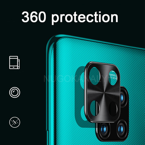 Pour Xiaomi Redmi Note 9 Pro 9S 9 Film arrière housse de protection de la caméra étui en métal pour Redmi Note 7 9s Mi 8 9 ► Photo 1/6