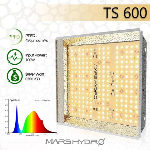 Mars Hydro TS 600W LED poussent des plantes hydroponiques d'intérieur à spectre complet ► Photo 1/6