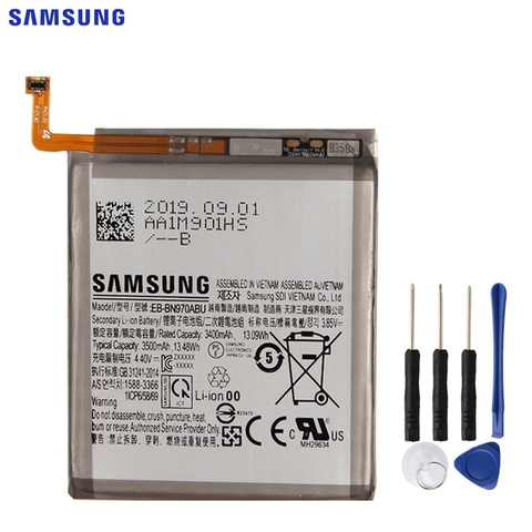 Batterie de remplacement EB-BN970ABU authentique pour SAMSUNG GALAXY Note 10, 3500mAh ► Photo 1/1