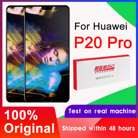 100% Original 6.1 ''écran OLED pour Huawei P20 Pro LCD écran tactile numériseur assemblée CLT-L09 CLT-L29 pièces de réparation de CLT-AL01 ► Photo 1/6