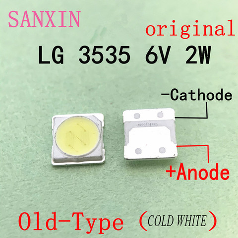 Bande lumineuse pour réparation de téléviseur LCD, rétro-éclairage LG TV avec diode électroluminescente 100 SMD 3535 2W 6V 3535 lm, pièces ► Photo 1/1