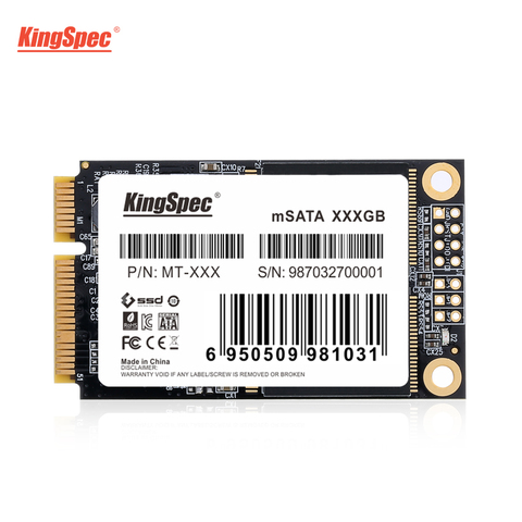 KingSpec – disque dur SSD mSATA, avec capacité de 64 go, 120 go, 240 go, 500 go, 128 go, 256 go, 512 go, 1 to, pour ordinateur portable, notebook ► Photo 1/6