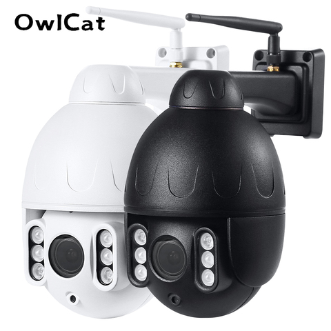 OwlCat – caméra de surveillance Bullet extérieure PTZ IP wifi, étanche IP66, avec Audio bidirectionnel, carte SD, application de téléphonie mobile et protocole Onvif ► Photo 1/6