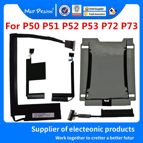 Nouveau support de disque dur Caddy HDD câble de lecteur de disque pour Lenovo ThinkPad P50 P51 P52 P53 P72 P73 poste de travail Mobile SSD HDD câble ► Photo 1/6