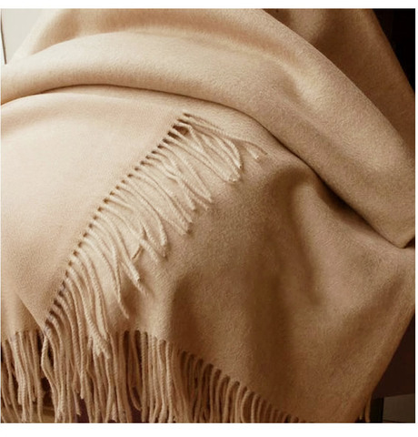 Solidlove-écharpe Poncho pour femmes | Écharpe d'hiver en laine, écharpe de luxe solide et de styliste, écharpe pour enveloppements pour femmes, automne 100% ► Photo 1/6