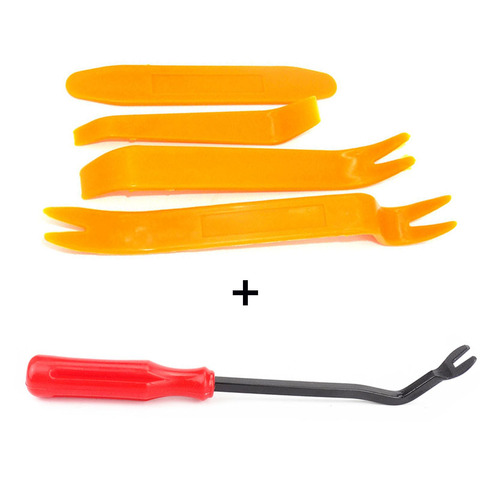 1pc outil de retrait de panneau de porte de voiture + 4 pièces outils de suppression de garniture Audio de panneau ► Photo 1/6