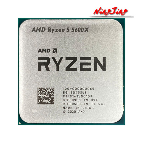 AMD Ryzen 5 5600X R5 5600X 3.7 GHz Six cœurs douze fils processeur d'unité centrale 7NM 65W L3 = 32M 100-000000065 Socket AM4 ► Photo 1/1