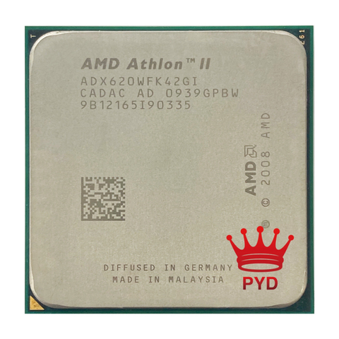 AMD Athlon II X4 620 2.6GHz, processeur Quad-Core, prise AM3 938PIN ► Photo 1/1