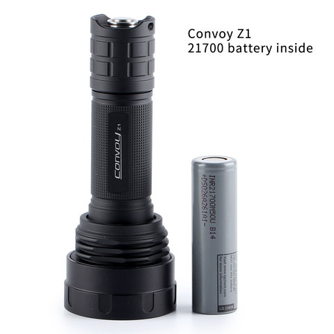 Lampe de poche convy Z1 zoomable, sst40, KW CULPM1.TG 4modes / 12 groupes, batterie 21700 à l'intérieur ► Photo 1/6