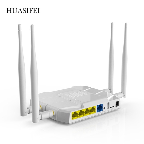 HUASIFEI Gigabit Wifi routeur 4g carte Sim pour wi-fi routeur avec carte Sim double 5 ghz 1200Mbps CAT4 CAT6 intérieur 4G Wifi routeur ► Photo 1/6