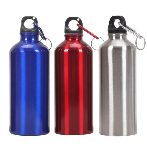 Bouteille isotherme en aluminium et acier inoxydable, avec couvercle, Thermos pour le Sport, 400/500/600ml ► Photo 1/6