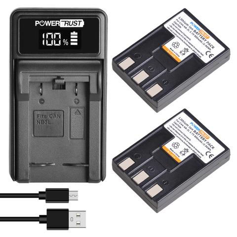 NB-3L NB3L Batterie et Chargeur pour appareil photo Canon Powershot SD550 SD500 SD110 SD100 SD10 Digital IXUS 700 750 i5 Numérique 30 600 D20 D30 ► Photo 1/6