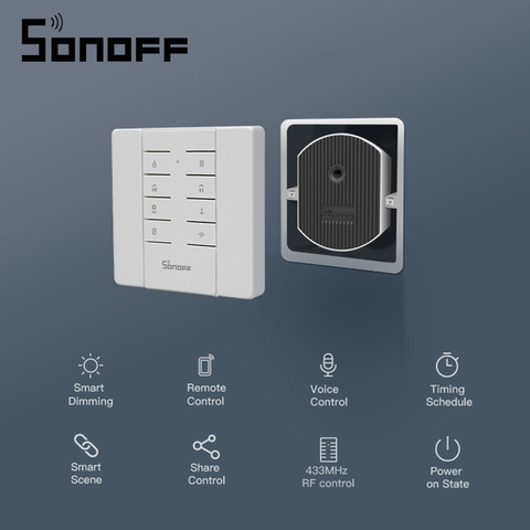 Sonoff – variateur intelligent D1 commandé par RF, 433Mhz, wi-fi, luminosité réglable via l'application eWeLink, compatible avec Google Home Alexa ► Photo 1/6