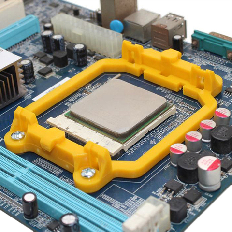 1 pièces CPU support carte mère plaque arrière pour AMD AM2/AM2 +/AM3/AM3 +/FM1/FM2/FM2 +/940 installer la fixation ► Photo 1/6