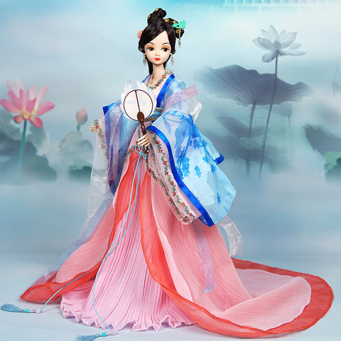 Poupée princesse Exclusive chinoise collection haut de gamme, meilleur cadeau #9115 ► Photo 1/5