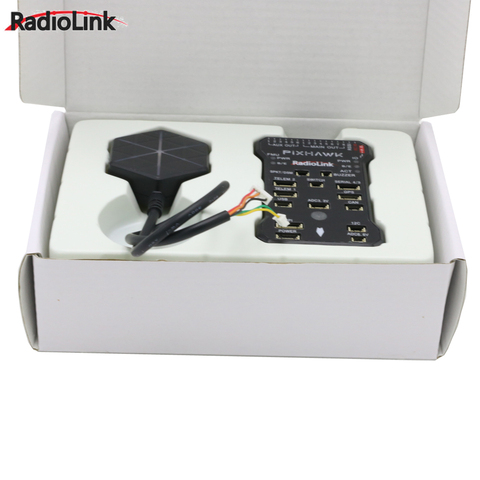 Radiolink Pixhawk PIX APM Contrôleur de Vol Combo avec Support GPS M8N GPS Buzzer 4G SD Carte Télémétrie Module De Montage mousse ► Photo 1/6