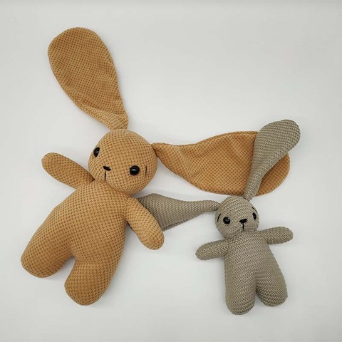 Mignon longue oreille lapin crochet animaux en peluche à la main nouveau-né bébé tricoté jouet bébé lapin poupée photographie accessoire Crochet tricot jouet ► Photo 1/6