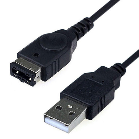 Câble de chargeur de ligne d'avance de charge d'usb noir de 1PC pour/SP/GBA/GameBoy/Nintendo/DS ► Photo 1/3