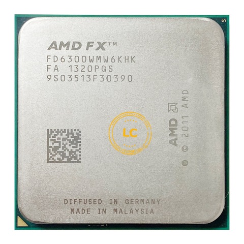 AMD FX Series FX6300 FX 6300 3.5 GHz, Six cœurs, prise AM3 + ► Photo 1/2