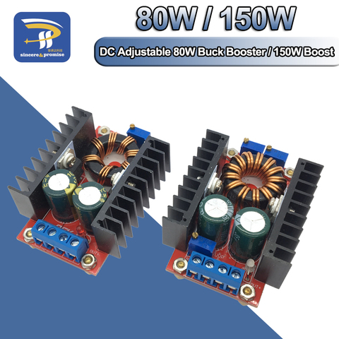 DC-DC 150 W Boost convertisseur 9-35 à 1-35 V 80 W Buck Booster DC abaisseur abaisseur adaptateur Module régulateur de tension réglable ► Photo 1/6