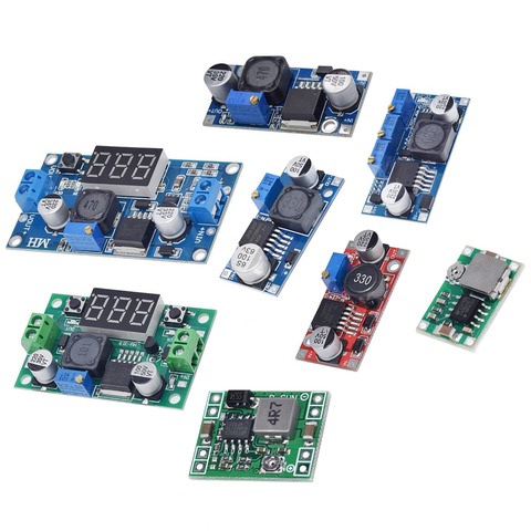 Module de régulation de l'alimentation électrique, réglable 3A, LM2596 LM2596S entrée 4V-35V sortie DC-DC V-30V cc-dc, 1.23 ► Photo 1/6