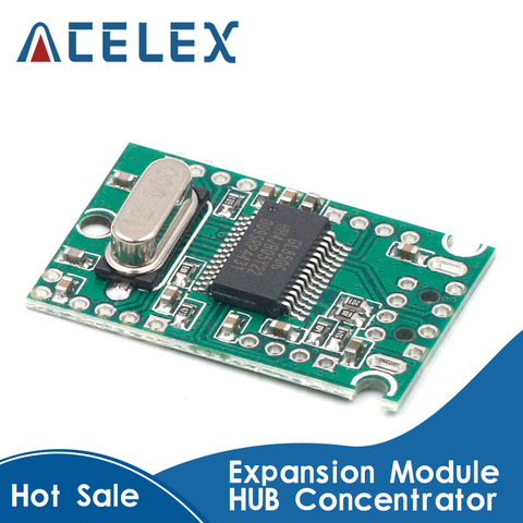 Module d'extension USB2.0 concentrateur HUB 1 Minute 4 1 glisser 4 carte de développement de transfert d'interface sans lecteur ► Photo 1/6