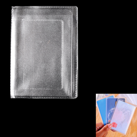 1 pièces offre spéciale haute qualité PVC Transparent Auto Documents couverture étui de permis de conduire protéger les sacs de porte-carte d'identité de voiture ► Photo 1/6