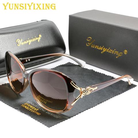YUNSIYIXING – lunettes de soleil polarisées papillon pour femmes, marque à la mode, UV400, miroir, Anti-éblouissement, accessoires 8842 ► Photo 1/6