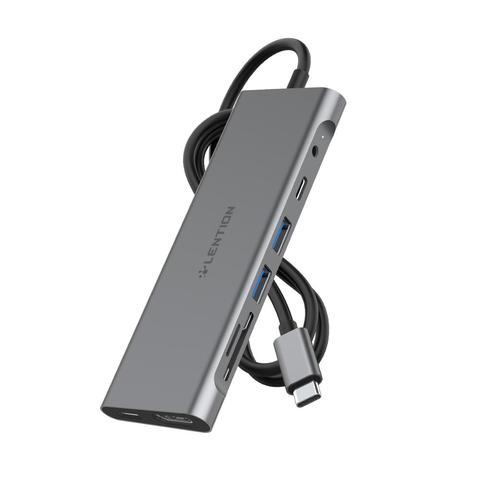 Câble Long USB C Hub avec HDMI 4K, 2 USB 3.0, Audio 3.5mm, adaptateur de charge de Type C pour MacBook Pro 13/15/16 (Port Thunderbolt 3) ► Photo 1/6