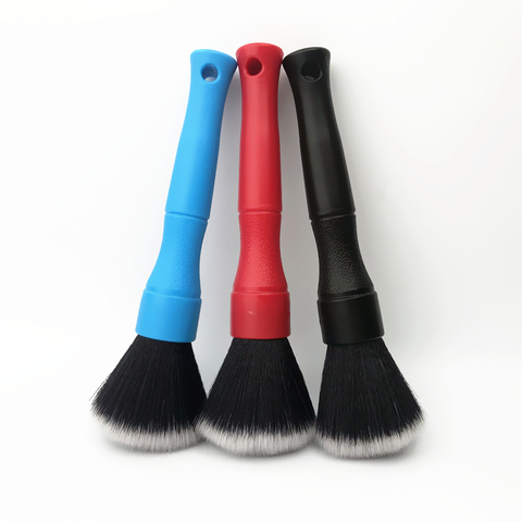 Lucullan – brosse de nettoyage Portable 16CM, outils de détail de cheveux Ultra doux pour panneau intérieur tableau de bord climatisation ► Photo 1/6