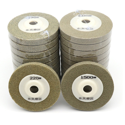 1 pièces 100x16mm Nylon Fiber polissage roue disque de meulage outils abrasifs matériaux décoration de Surface pour meuleuse d'angle ► Photo 1/5
