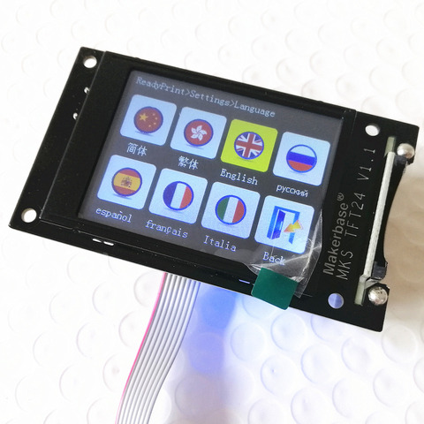Imprimante 3d unité LCD MKS TFT24 écran tactile RepRap panneau de commande TFT 24 écran couleur SainSmart écran tactile moniteur ► Photo 1/4