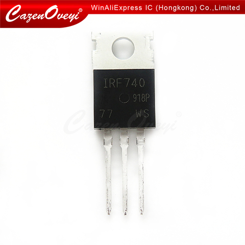 10 pcs/lot IRF740PBF TO-220 IRF740 nouveau et original En Stock ► Photo 1/1