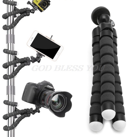 1 ensemble trépieds flexibles support gorille montage monopode support pieuvre pour GoPro caméra Photo accessoires livraison directe ► Photo 1/6