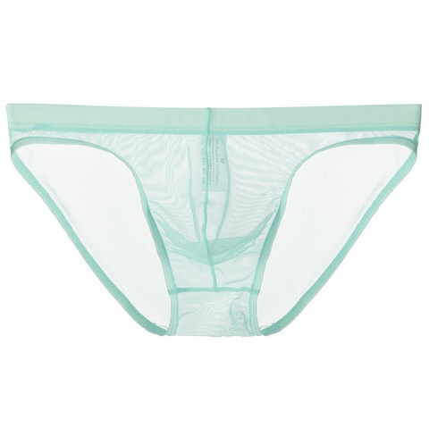 Culotte transparente en maille pour homme, sous-vêtement Sexy, respirant, Slip d'été, Lingerie, collection 2022 ► Photo 1/6