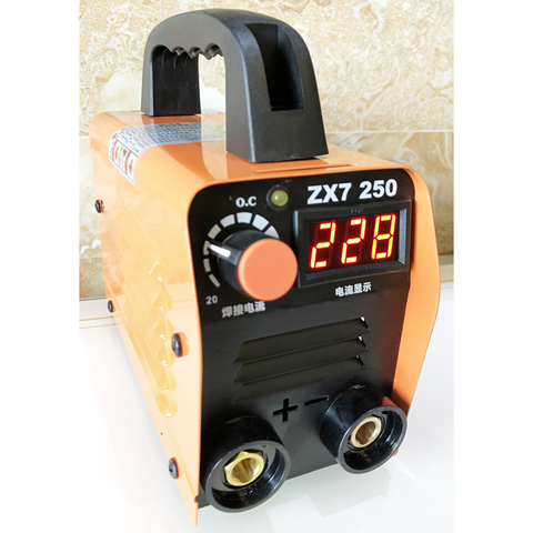 Machine à souder à Arc électrique Mini/Pro, 220V, ZX7-250 10-250A, avec affichage numérique LCD, onduleur MMA IGBT ► Photo 1/6