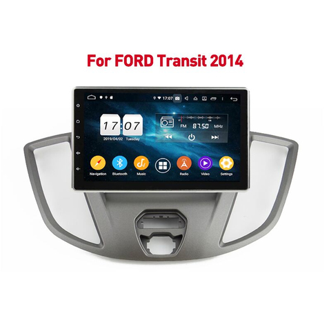 64GB Android 10 2Din Autoradio lecteur multimédia GPS pour Ford Transit 2014 10.1 