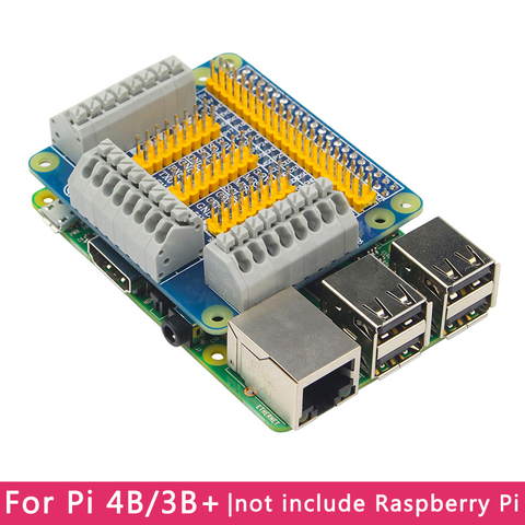 Carte d'extension Raspberry Pi GPIO, Module pour Robot voiture, DIY Test compatible avec Raspberry Pi 4 modèle B / 3B + / 3B ► Photo 1/6