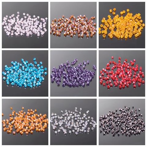 Cylindre perles de cristal pour la fabrication de bijoux 3mm 700pc autriche cristal Bicone perles 5301 pour la fabrication de bijoux à la main bricolage S-57 ► Photo 1/6