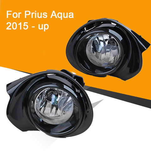 Ensemble de phares antibrouillard pour Toyota Prius / Aqua 2015, feu de pare-choc avant gauche et droit avec couvercle de fil d'interrupteur, Kit de lampes antibrouillard ► Photo 1/6