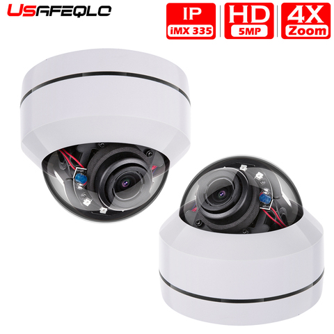 Caméra de surveillance dôme PTZ IP POE 5MP, Super HD, 2592x1944, panoramique/inclinaison, Zoom x4, H.264/H265, Compatible avec Xmeye 48V POE NVR ► Photo 1/6