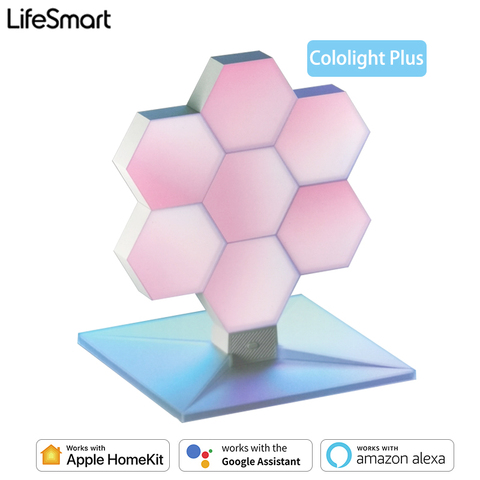 LifeSmart – panneau lumineux quantique LED Cololight Plus, éclairage intelligent, à monter soi-même, fonctionne avec Apple HomeKit Google Home Alexa ► Photo 1/5