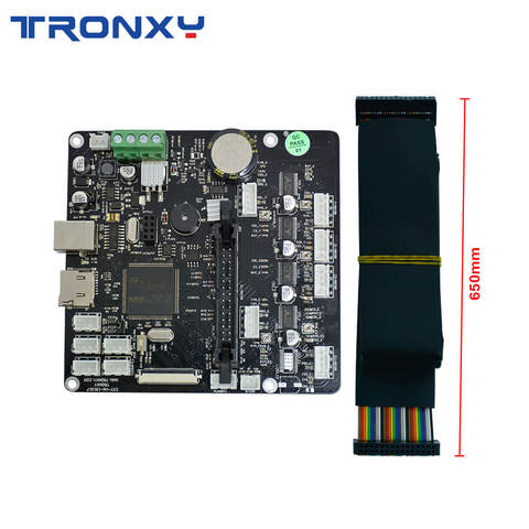 Tronxy mise à niveau de la carte mère silencieuse ajouter une interface de conception de câble unique pour X5SA 500 X5SA Pro 3D imprimante d'origine carte mère d'alimentation ► Photo 1/6