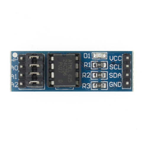 Module de mémoire AT24C256 24C256 I2C, interface EEPROM pour arduino ► Photo 1/6