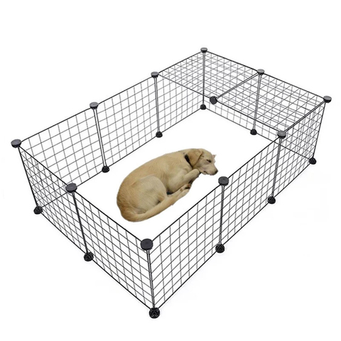 Parc pour animaux de compagnie Portable robuste pliable chien exercice clôture avec porte pour chat chiot lapins costume Portable extérieur intérieur ► Photo 1/6