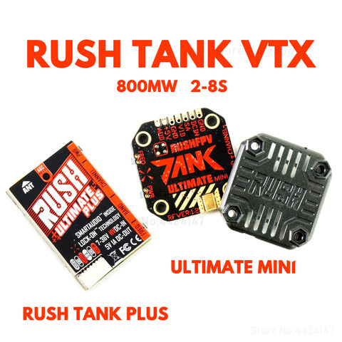 RUSH TANK – Mini réservoir ultime PLUS VTX 5.8GHz 48CH 2-8s 800mW, transmetteur vidéo, Audio intelligent, micro, Drone de course FPV ► Photo 1/6