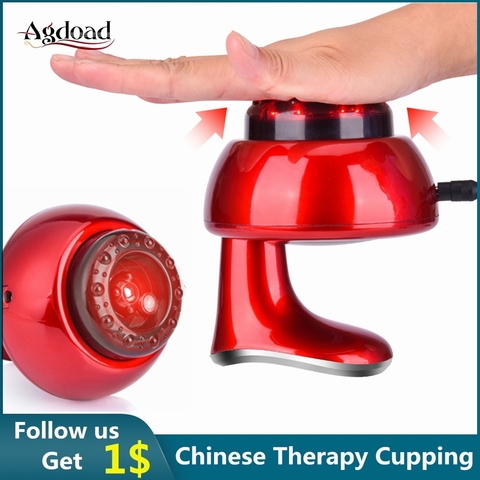 Ventouses électriques Shaisu tasse ventouse Massage Anti Cellulite corps minceur raclure physiothérapie stimuler Acupoint masseur Guasha ► Photo 1/6